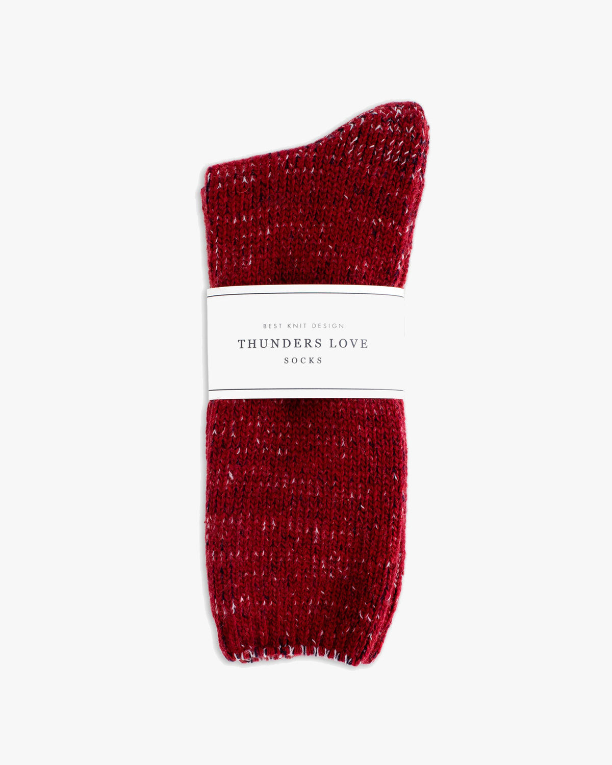 Thunders Love Wool Collection Recycled Socks - Burgundy | Thunders Love Socks | JEANSTORE