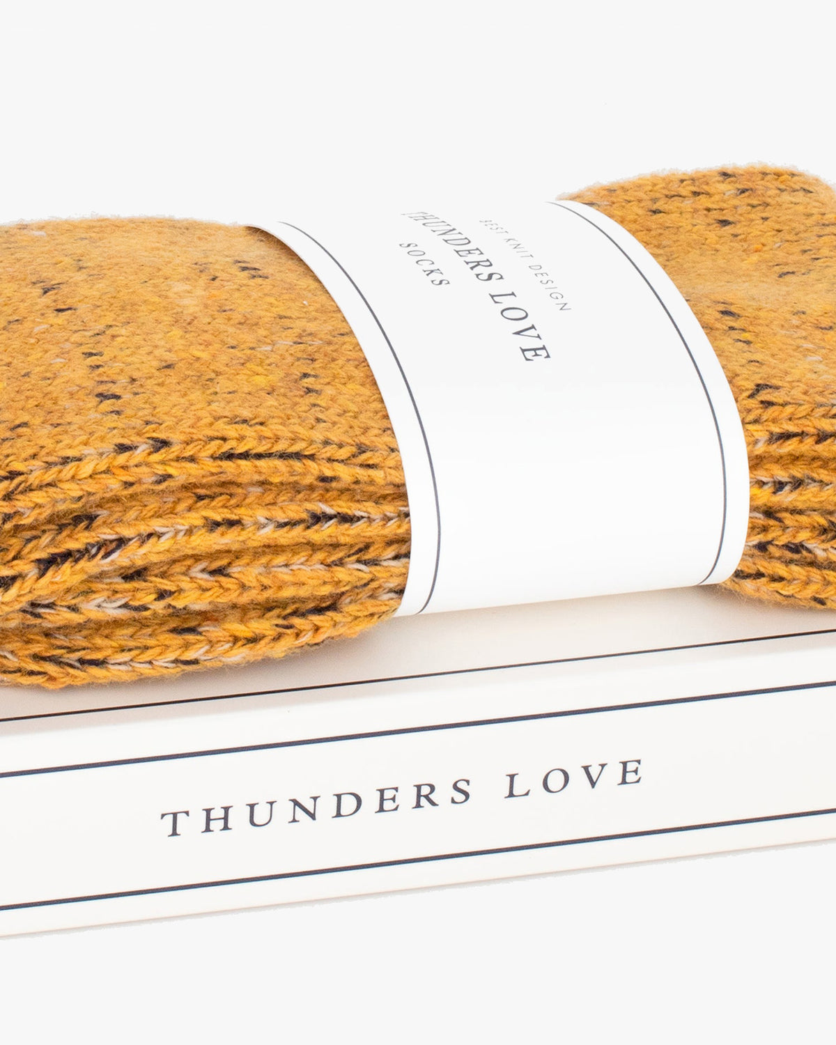 Thunders Love Wool Collection Recycled Socks - Mustard | Thunders Love Socks | JEANSTORE