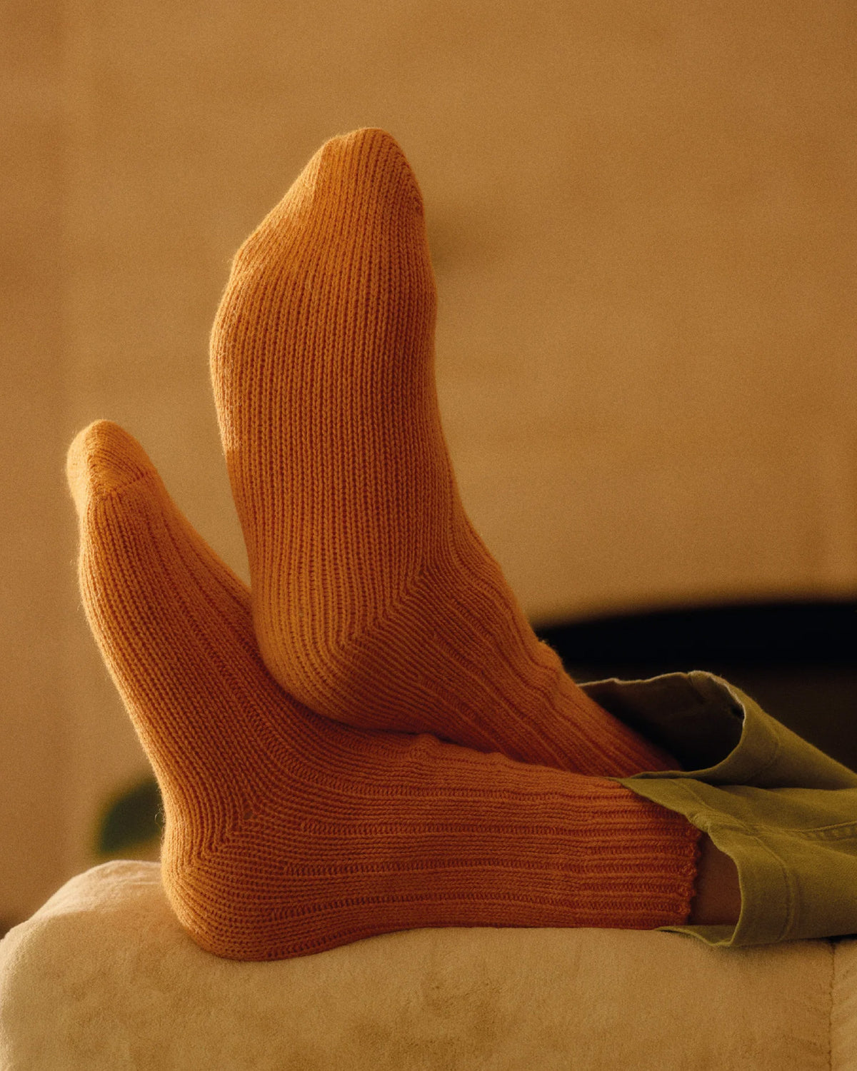 Thunders Love Soft Wool Collection Socks - Orange
