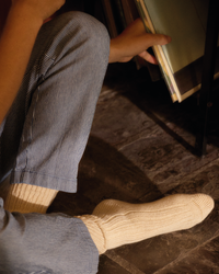 Thunders Love Soft Wool Collection Socks - White | Thunders Love Socks | JEANSTORE