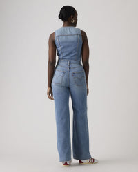 Levi's® Womens Denim Vest Wide Leg Jumpsuit - Own It | Levi's® Bibs & Overalls | JEANSTORE