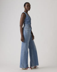 Levi's® Womens Denim Vest Wide Leg Jumpsuit - Own It | Levi's® Bibs & Overalls | JEANSTORE