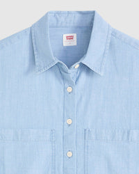 Levi's® Womens Harlie S/S Cropped Shirt - Brass Organ