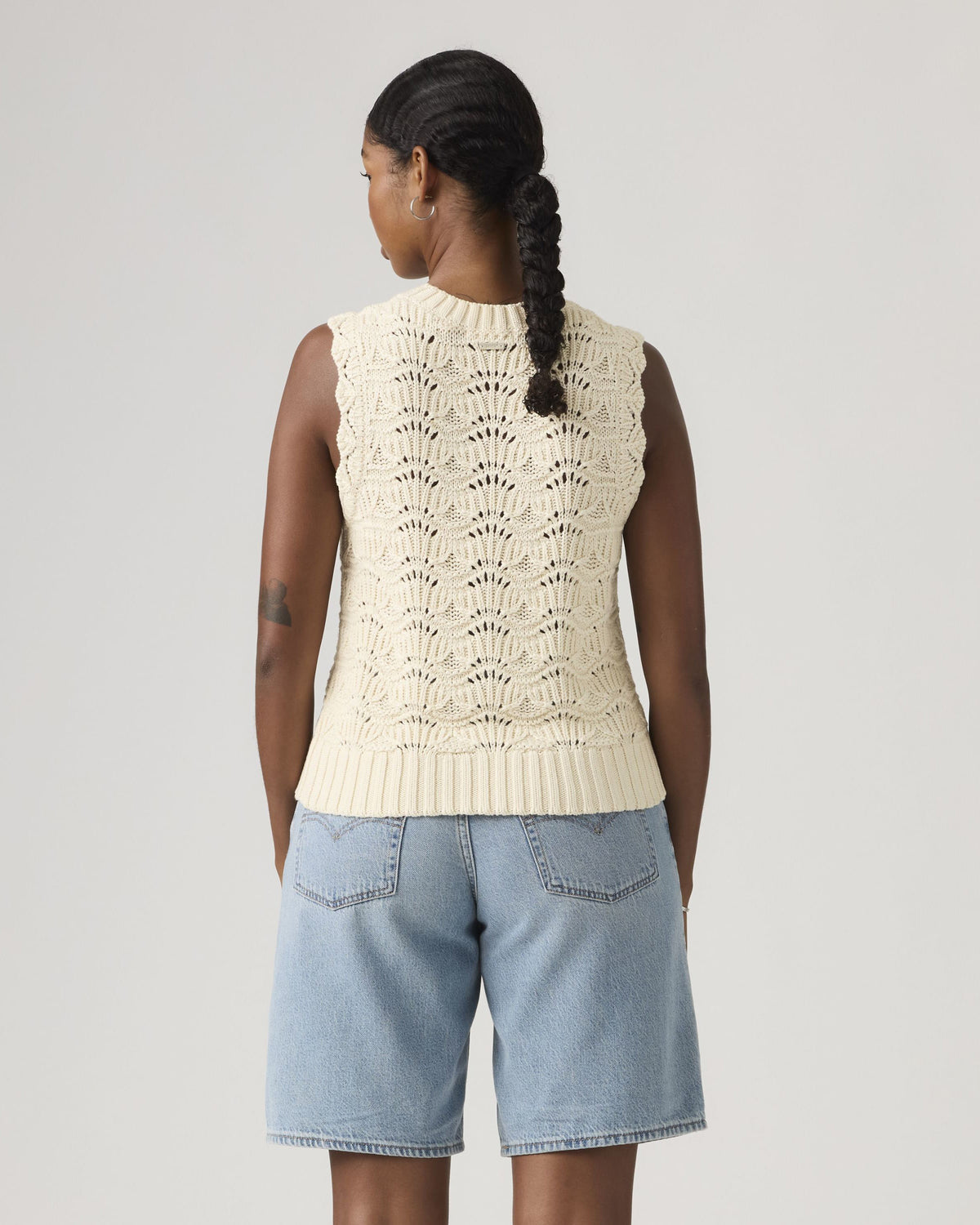 Levi's® Womens Hope Crochet Tank Top - Pristine Cotton