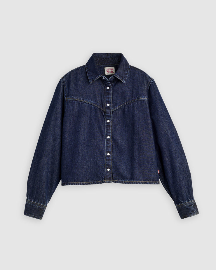 Levi's® Womens Logan Tencel Shacket - Dark Nights