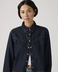 Levi's® Womens Logan Tencel Shacket - Dark Nights