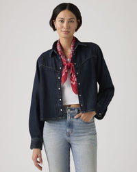 Levi's® Womens Logan Tencel Shacket - Dark Nights