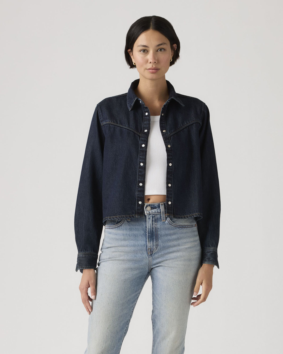 Levi's® Womens Logan Tencel Shacket - Dark Nights
