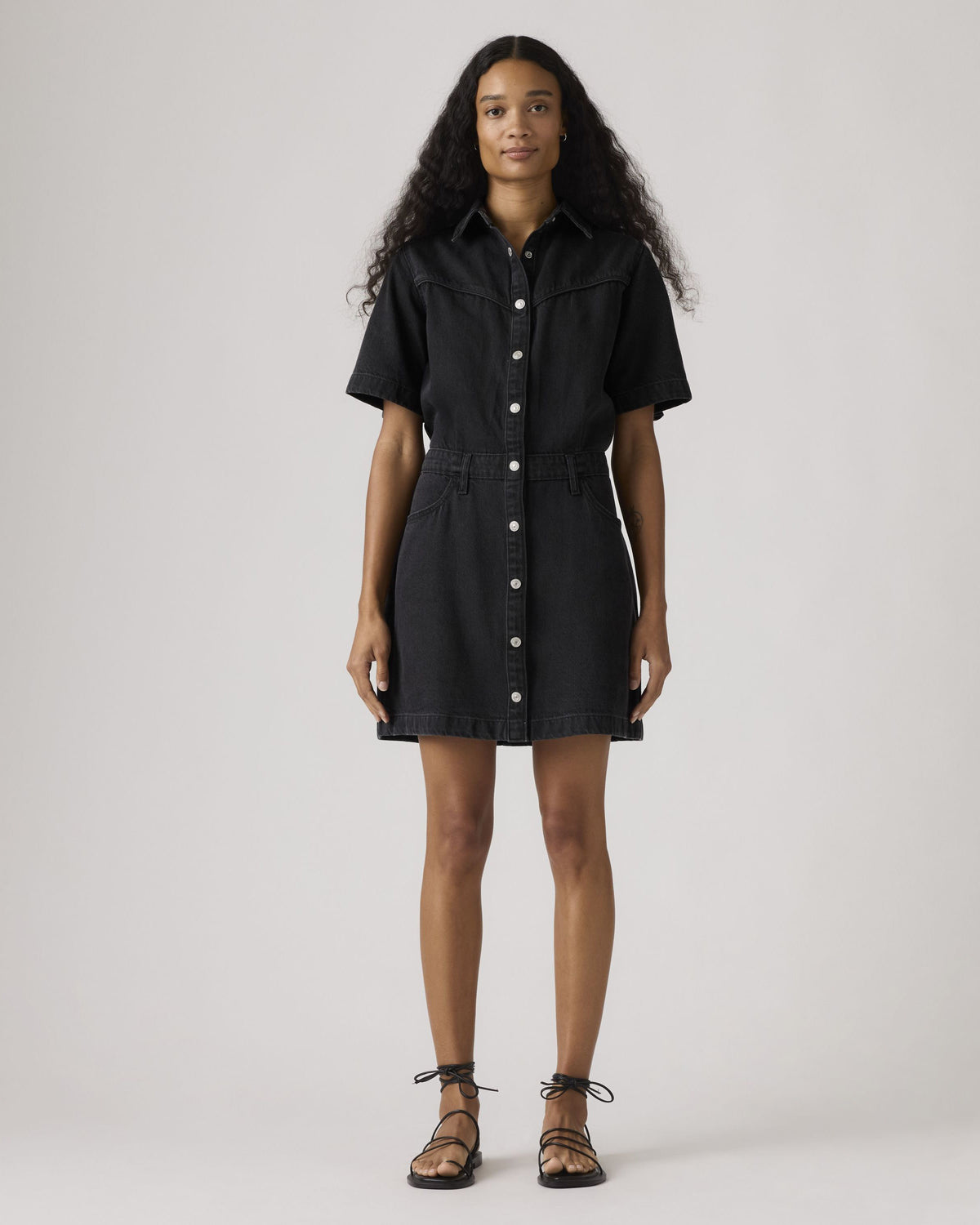 Levi's® Womens S/S Logan Western Dress - Capturing Moments