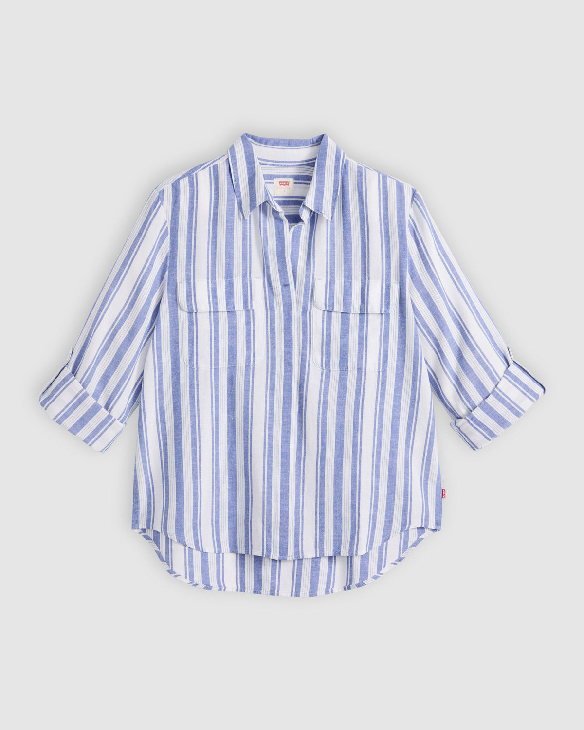 Levi's® Womens Elaine Utility Shirt - Bold Stripe Blue | Levi's® Shirts | JEANSTORE
