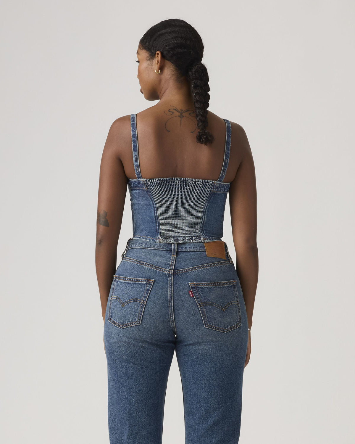 Levi's® Womens Denim Tube Top - All Over Blue