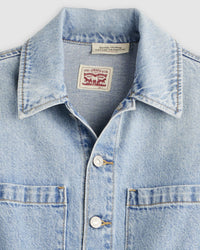 Levi's® Womens Long Sleeve A-Line Western Dress - Pricey Icey