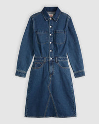 Levi's® Womens Long Sleeve A-Line Western Dress - Stellar Strauss
