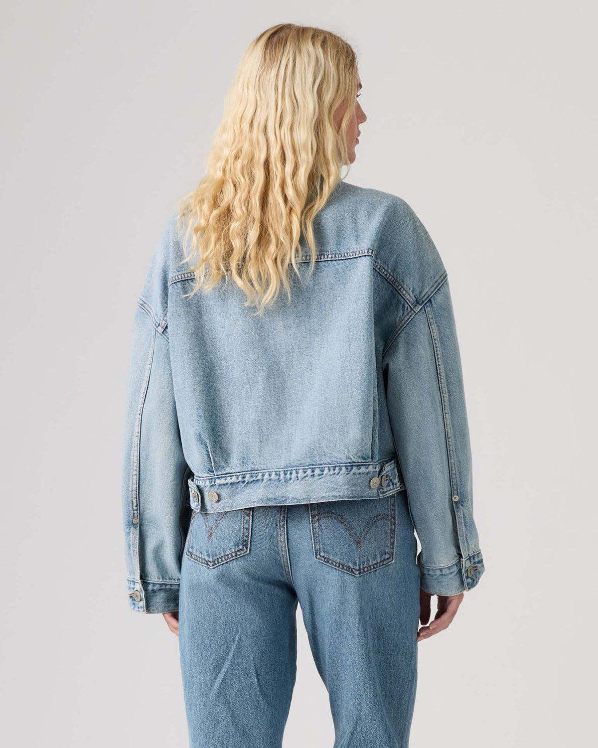 Levi's® Womens Loose Crop Trucker Jacket - Sunny Season