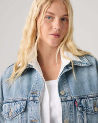 Levi's® Womens Loose Crop Trucker Jacket - Sunny Season