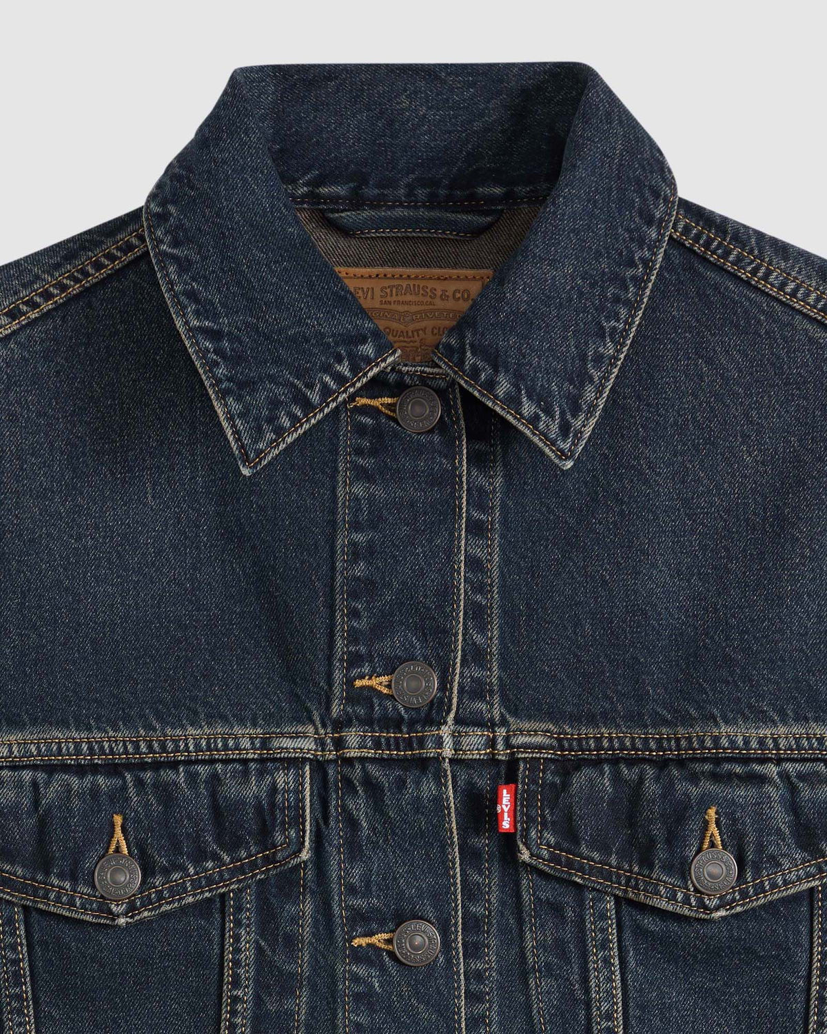 Levi's® Womens Loose Crop Trucker Jacket - High Vibration