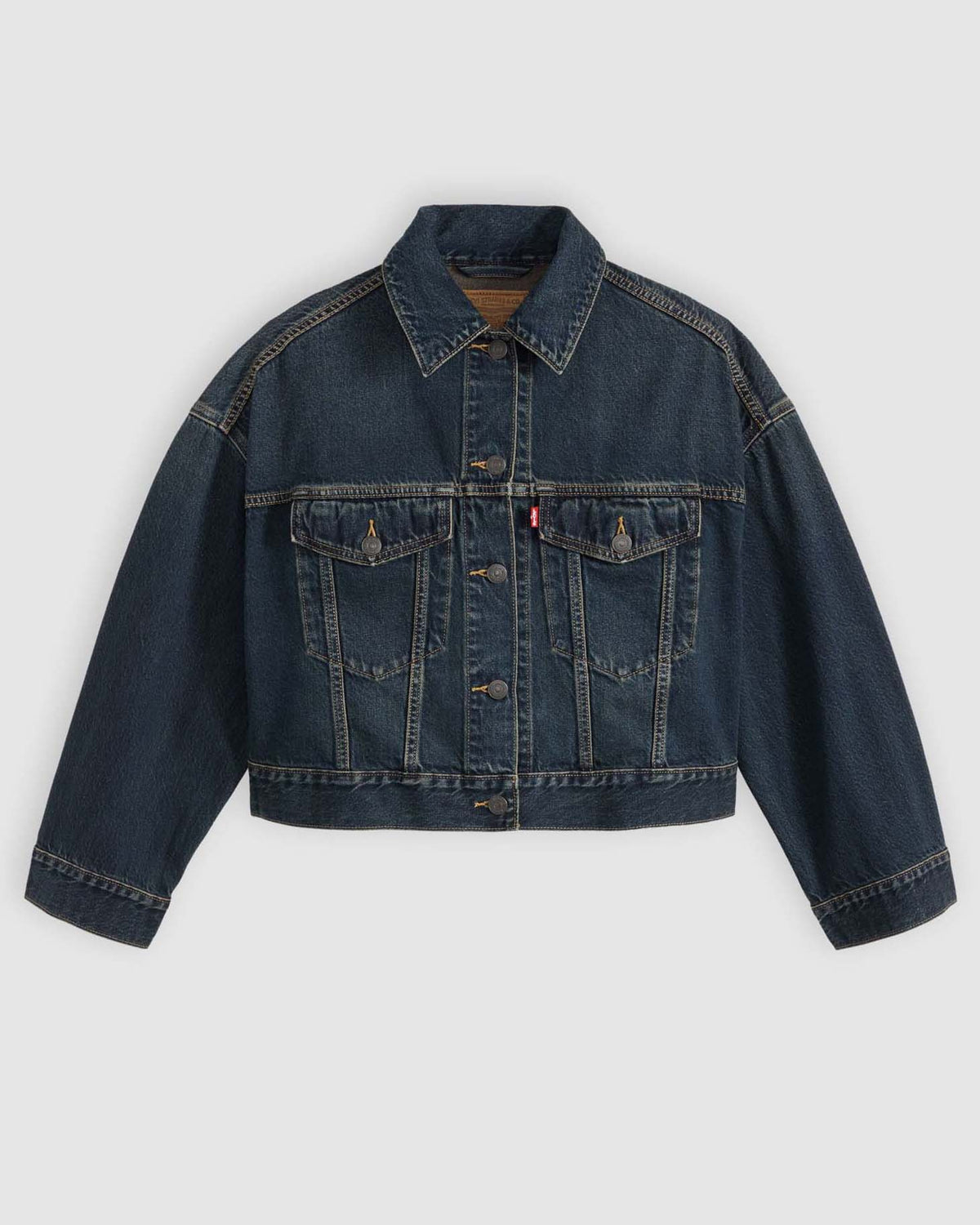 Levi's® Womens Loose Crop Trucker Jacket - High Vibration