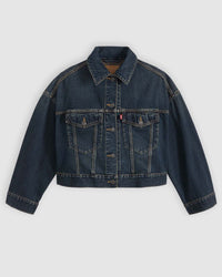 Levi's® Womens Loose Crop Trucker Jacket - High Vibration