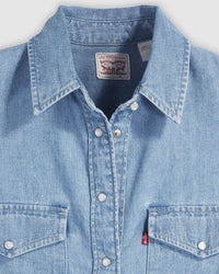 Levi's® Womens Iconic Western Shirt - Old 517 Blue 2