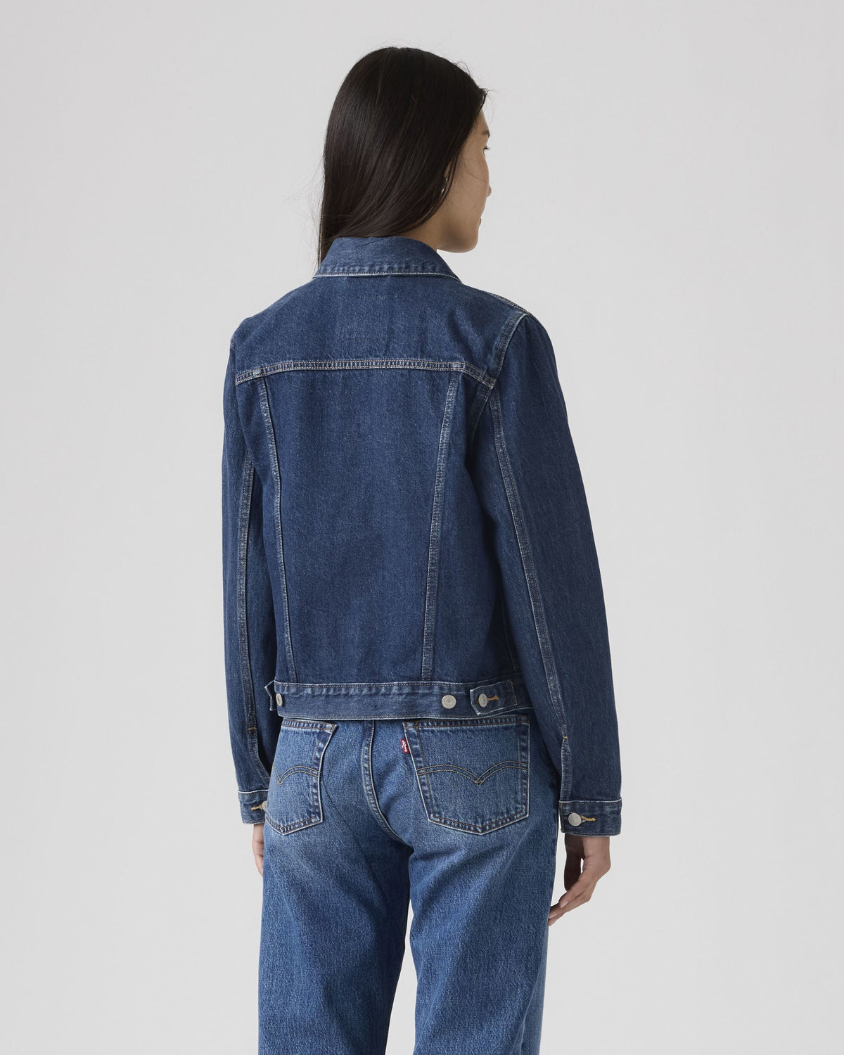 Levi's® Womens Original Trucker Jacket - Clean Dark Authentic