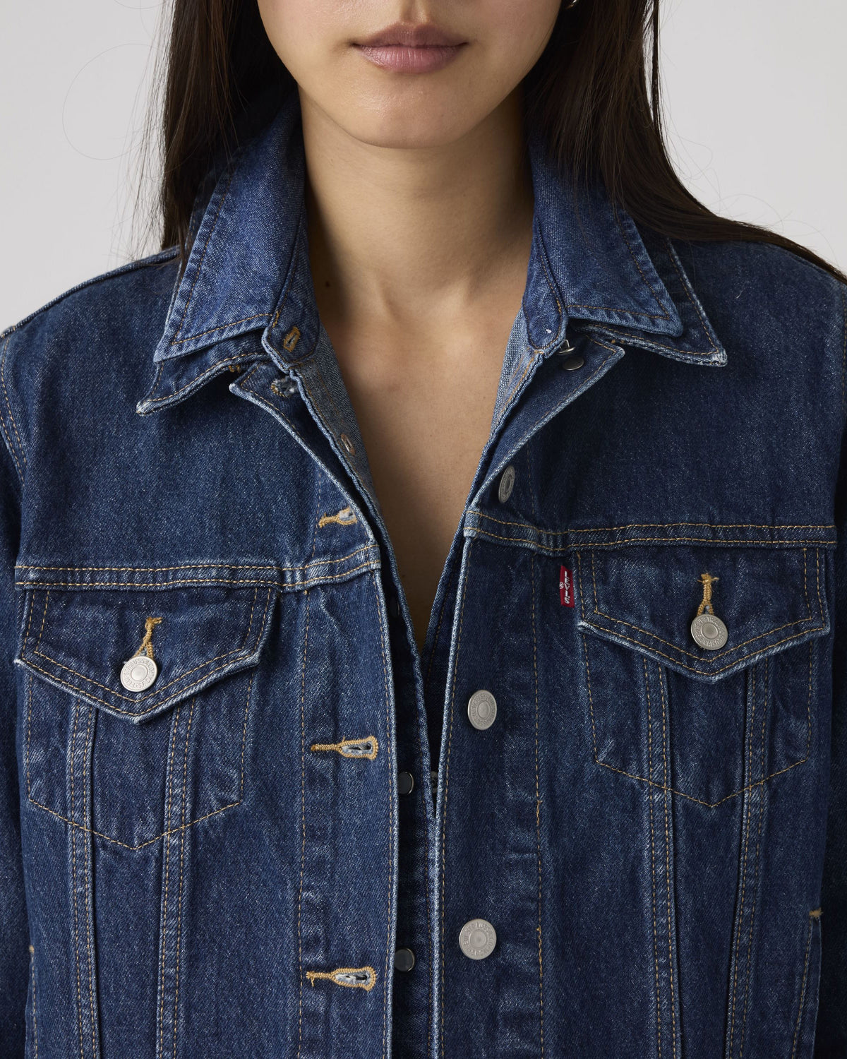 Levi's® Womens Original Trucker Jacket - Clean Dark Authentic
