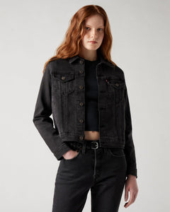 Levi's® Womens Original Trucker Jacket - Black Air