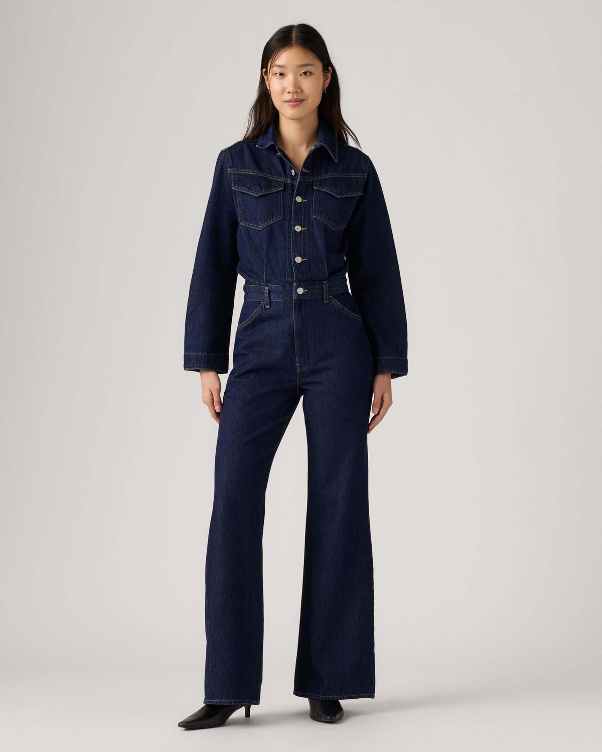Levi's® Womens Western Jumpsuit - Reign Of The Rinse