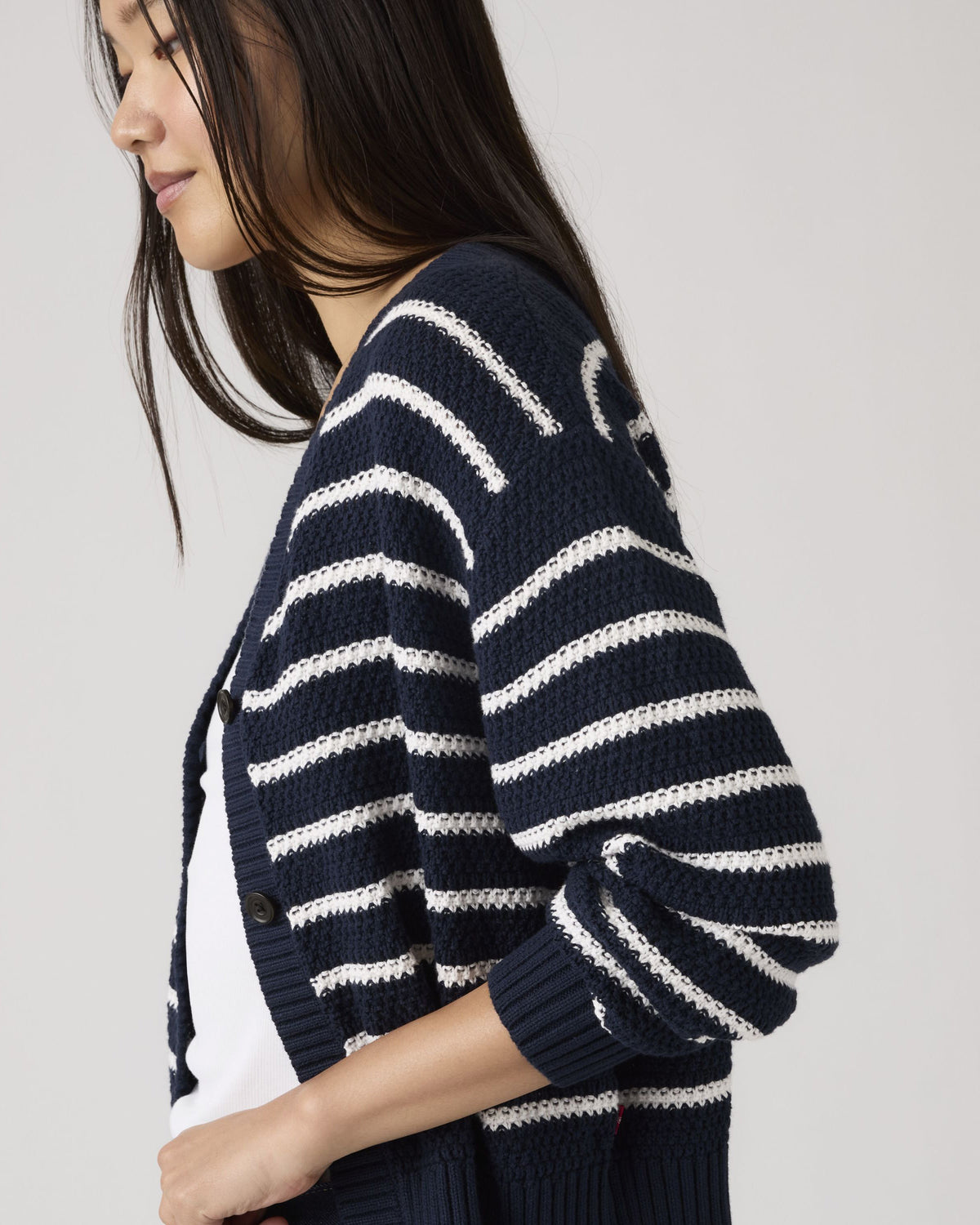Levi's® Womens Snowflake Cardigan - Susanne Stripe / Navy Blazer | Levi's® Sweaters & Knitwear | JEANSTORE