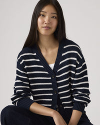 Levi's® Womens Snowflake Cardigan - Susanne Stripe / Navy Blazer | Levi's® Sweaters & Knitwear | JEANSTORE