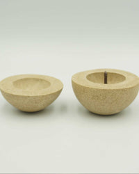 Japan Best Haze Ceramic Warosoku Candle Holder - White Clay | Japan Best Lifestyle | JEANSTORE