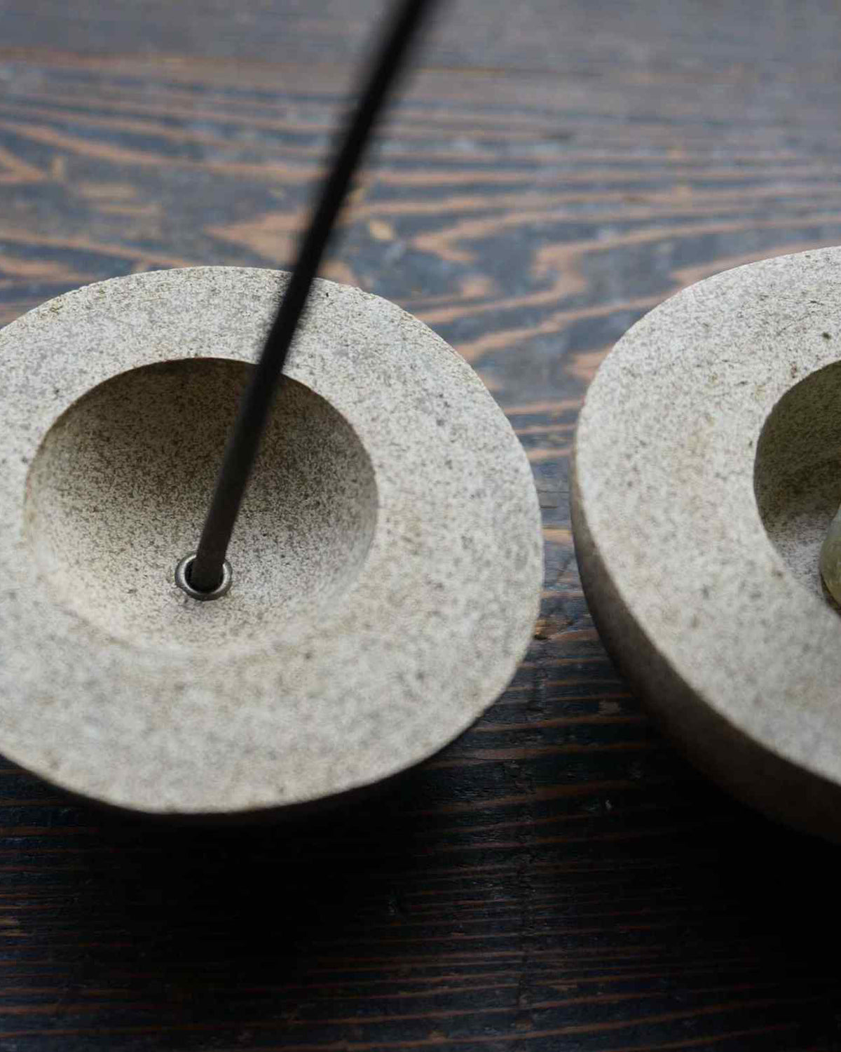Japan Best Haze Ceramic Warosoku Candle Holder - Dark Clay | Japan Best Miscellaneous | JEANSTORE