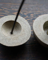 Japan Best Haze Ceramic Warosoku Candle Holder - Dark Clay | Japan Best Miscellaneous | JEANSTORE