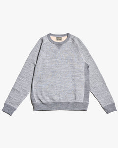 Wonder Looper Fleeced Foxfibre® Pullover Crew Neck - Charcoal