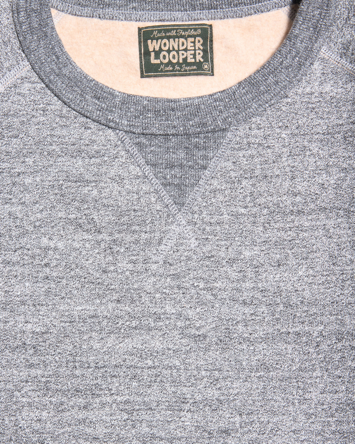 Wonder Looper Fleeced Foxfibre® Pullover Crew Neck - Charcoal | Wonder Looper Sweaters & Knitwear | JEANSTORE