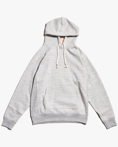 Wonder Looper Fleeced Foxfibre® Pullover Hoodie - Heather Grey