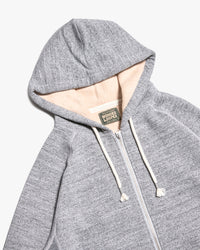 Wonder Looper Fleeced Foxfibre® Zip Hoodie - Charcoal | Wonder Looper Sweaters & Knitwear | JEANSTORE