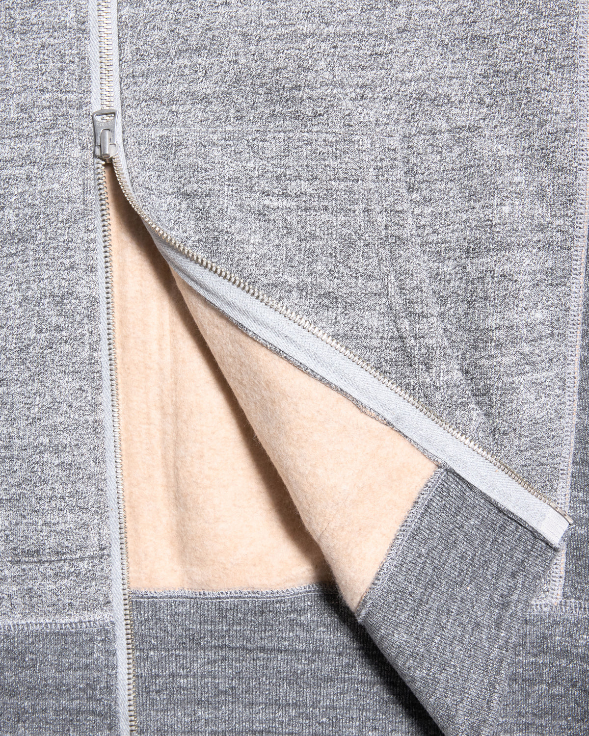 Wonder Looper Fleeced Foxfibre® Zip Hoodie - Charcoal | Wonder Looper Sweaters & Knitwear | JEANSTORE