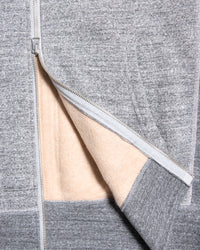 Wonder Looper Fleeced Foxfibre® Zip Hoodie - Charcoal | Wonder Looper Sweaters & Knitwear | JEANSTORE