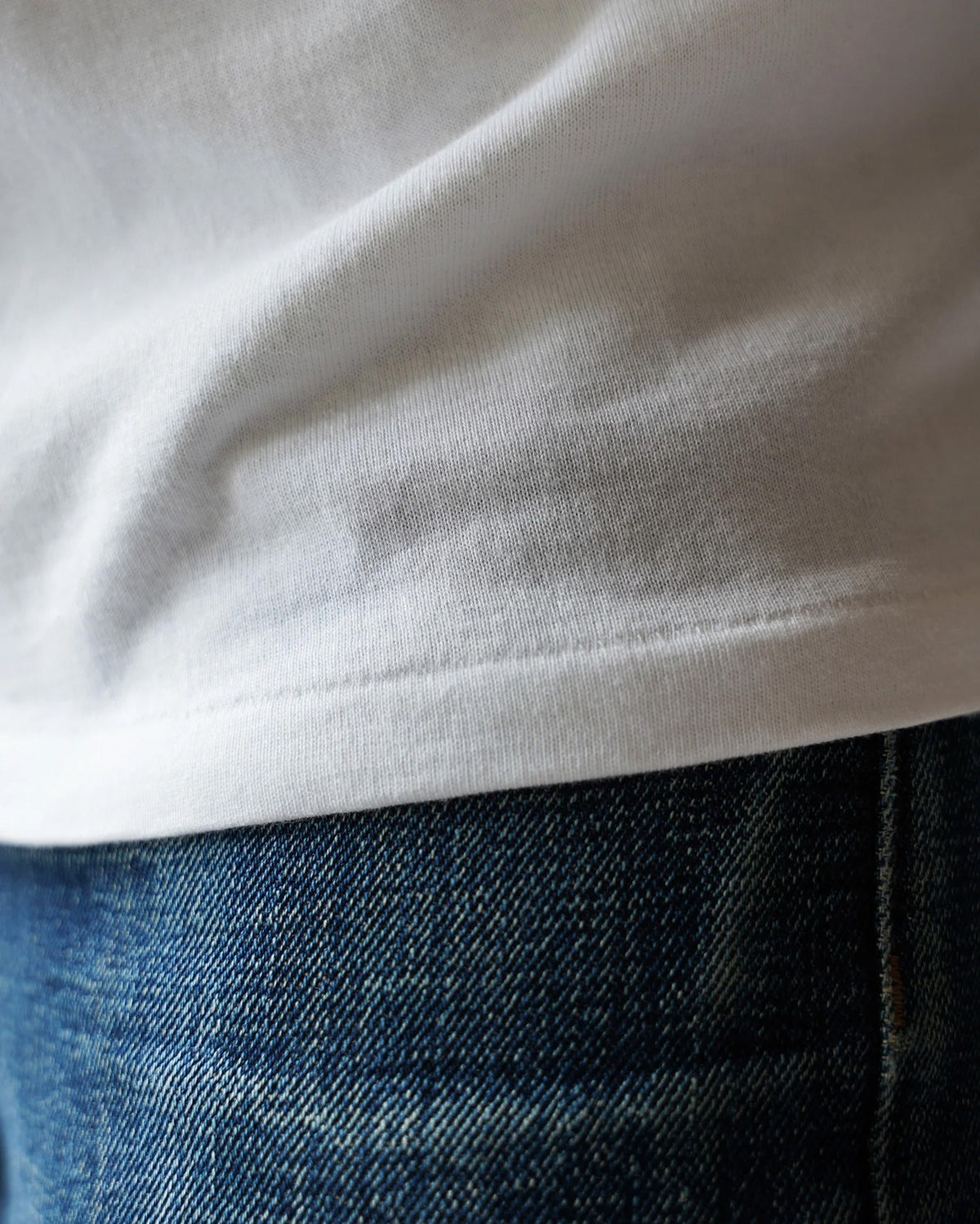 Wonder Looper Ultimate Pima Tsuriami Tee - White | Wonder Looper T Shirts | JEANSTORE