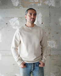 Wonder Looper Fleeced Foxfibre® Pullover Crew Neck - Oatmeal | Wonder Looper Sweaters & Knitwear | JEANSTORE