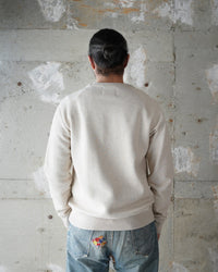 Wonder Looper Fleeced Foxfibre® Pullover Crew Neck - Oatmeal | Wonder Looper Sweaters & Knitwear | JEANSTORE