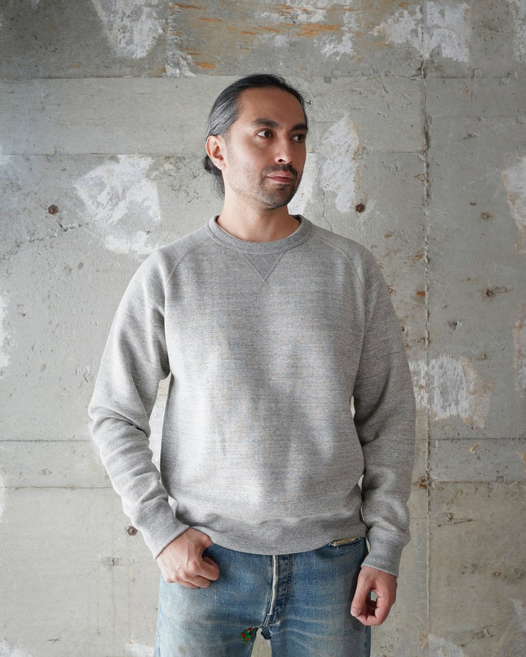 Wonder Looper Fleeced Foxfibre® Pullover Crew Neck - Heather Grey | Wonder Looper Sweaters & Knitwear | JEANSTORE