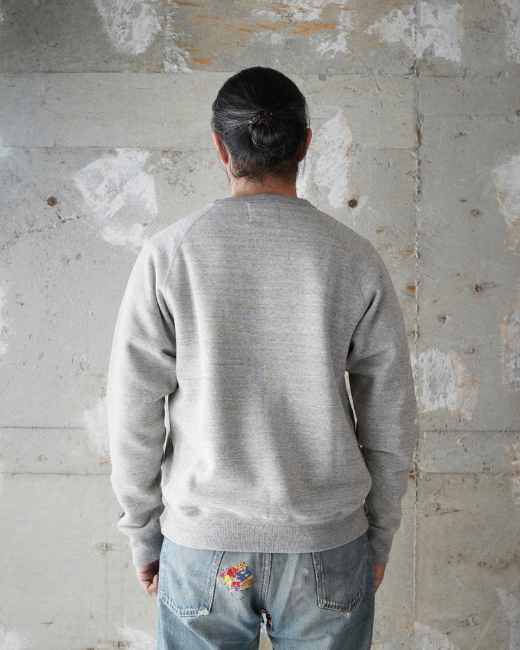 Wonder Looper Fleeced Foxfibre® Pullover Crew Neck - Heather Grey | Wonder Looper Sweaters & Knitwear | JEANSTORE