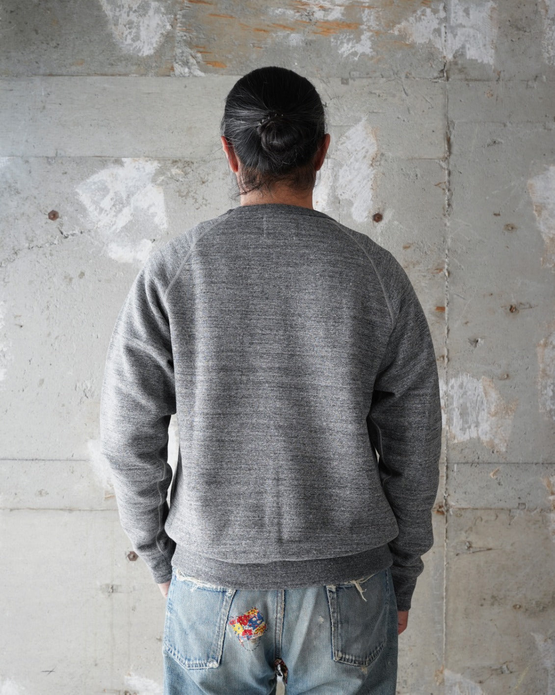 Wonder Looper Fleeced Foxfibre® Pullover Crew Neck - Charcoal | Wonder Looper Sweaters & Knitwear | JEANSTORE