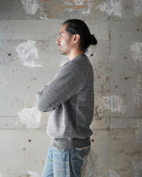 Wonder Looper Fleeced Foxfibre® Pullover Crew Neck - Charcoal | Wonder Looper Sweaters & Knitwear | JEANSTORE