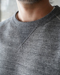 Wonder Looper Fleeced Foxfibre® Pullover Crew Neck - Charcoal | Wonder Looper Sweaters & Knitwear | JEANSTORE