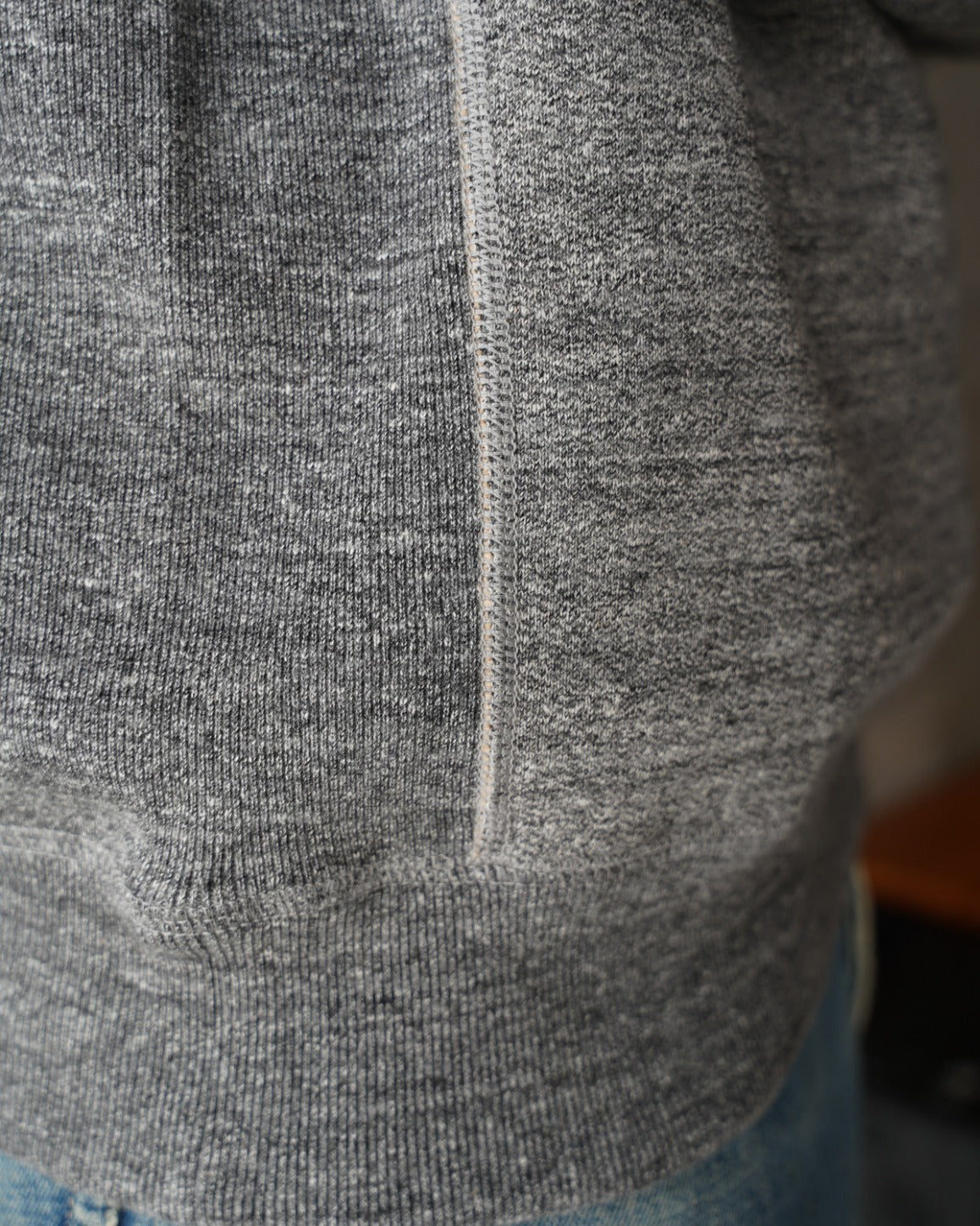 Wonder Looper Fleeced Foxfibre® Pullover Crew Neck - Charcoal | Wonder Looper Sweaters & Knitwear | JEANSTORE