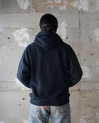 Wonder Looper 876gsm Double Heavyweight French Terry Pullover Hoodie - Navy | Wonder Looper Sweaters & Knitwear | JEANSTORE