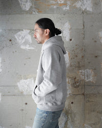 Wonder Looper 876gsm Double Heavyweight French Terry Pullover Hoodie - Heather Grey | Wonder Looper Sweaters & Knitwear | JEANSTORE