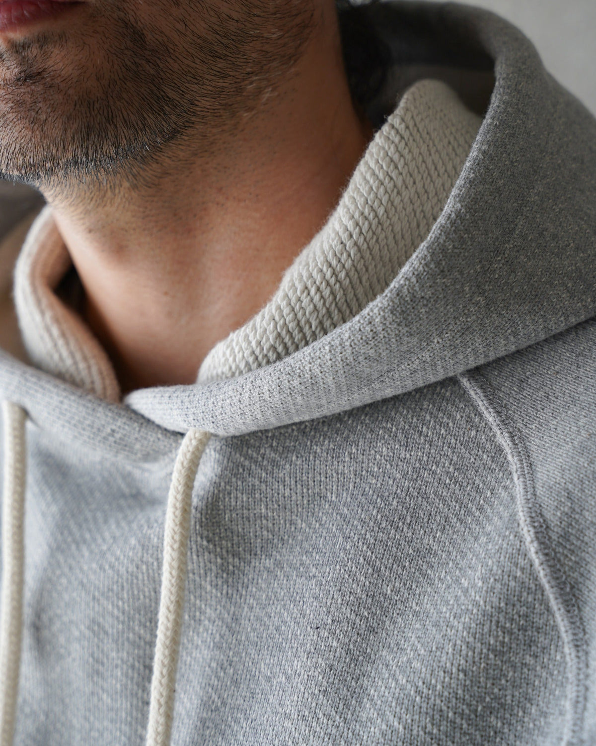 Wonder Looper 876gsm Double Heavyweight French Terry Pullover Hoodie - Heather Grey | Wonder Looper Sweaters & Knitwear | JEANSTORE